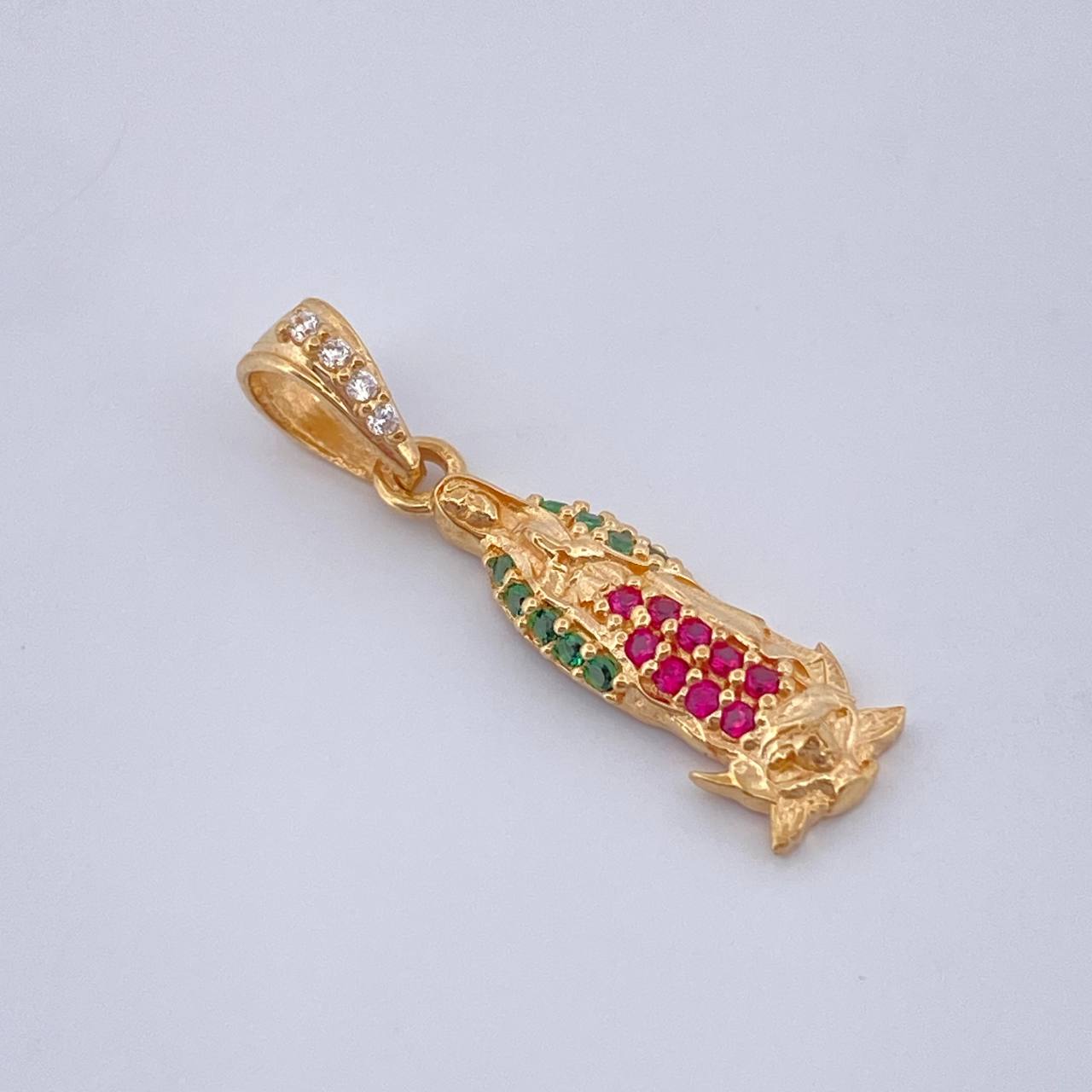 Dije Virgen de Guadalupe 1.3gr / 1 in / Oro Amarillo 18K &