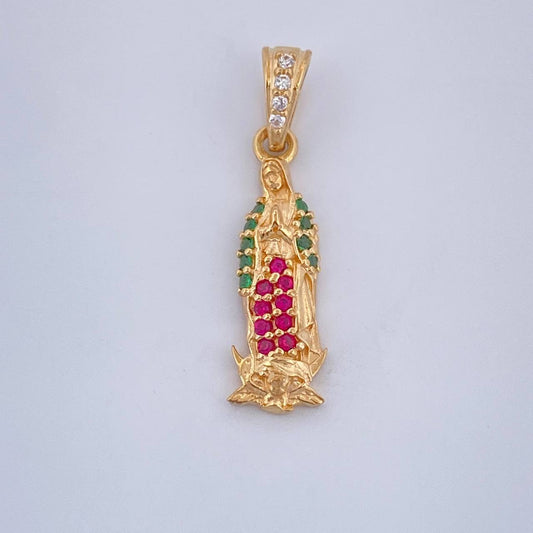 Dije Virgen de Guadalupe 1.3gr / 1 in / Oro Amarillo 18K &