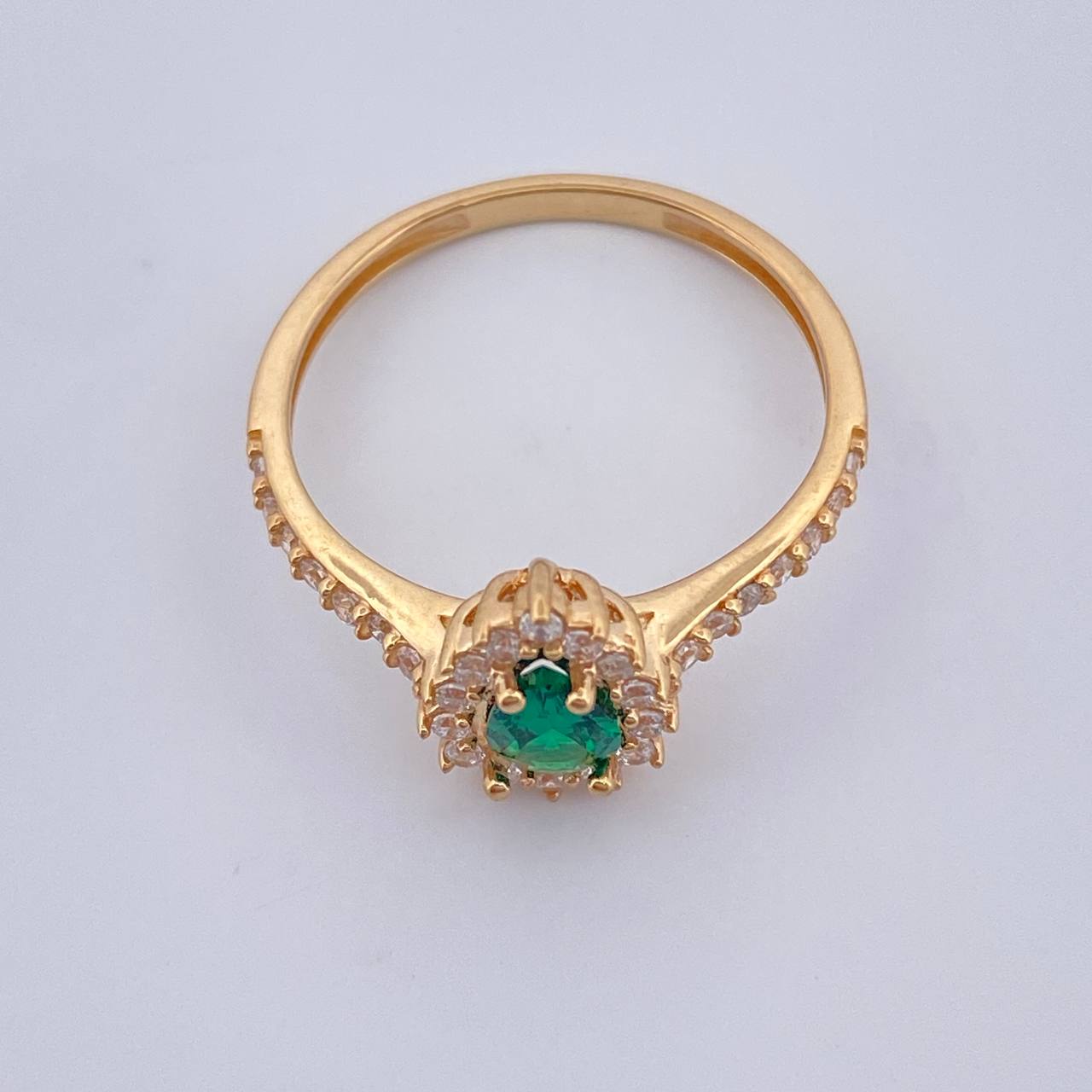 Marquise Eye Ring 2.15gr / T6 / 18K Yellow Gold &