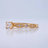 Anillo Solitario  1.8gr / T7 1/4 / Oro Amarillo 18K &