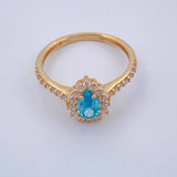 Marquise Eye Ring 2.25gr / Size 5 3/4 / 18K Gold