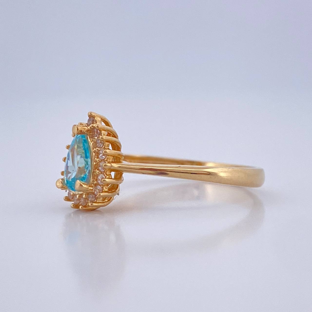 Marquise Eye Ring 2.25gr / Size 6 3/4 / 18K Gold