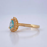 Marquise Eye Ring 2.25gr / Size 6 3/4 / 18K Gold