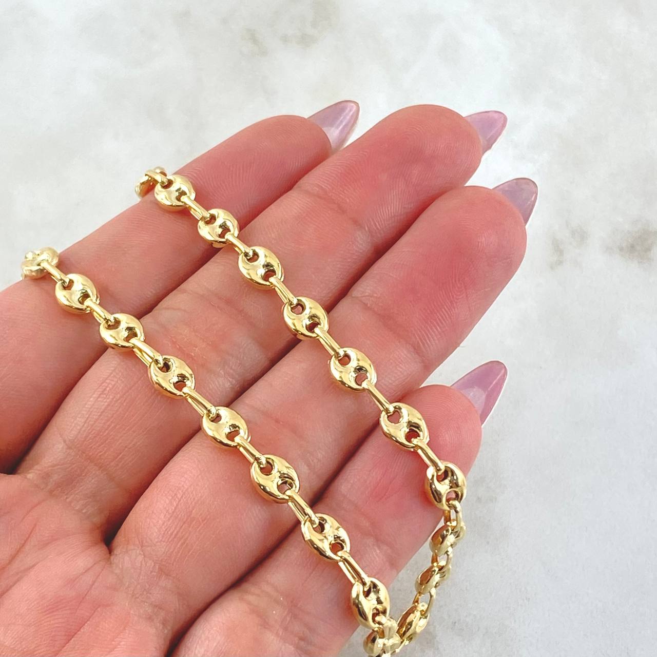 Cadena GC 7.45gr / 17 3/4 in / Oro Amarillo 18K ©