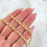 Cadena Gc 7.65gr / 19 3/4 in / 4.3mm Oro Amarillo 18K ©