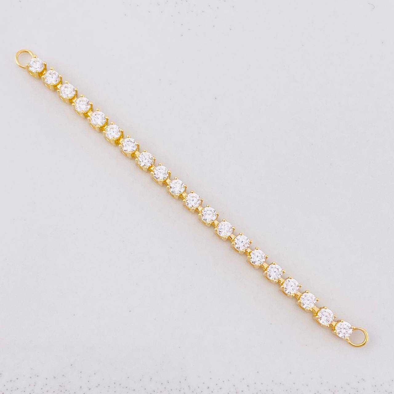 Herraje Tenis 1.3g / 2 1/4 in Oro Amarillo 18K