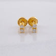 Topos Dúo Chispas 1.05g / in / 0.6cm Oro Amarillo 18K