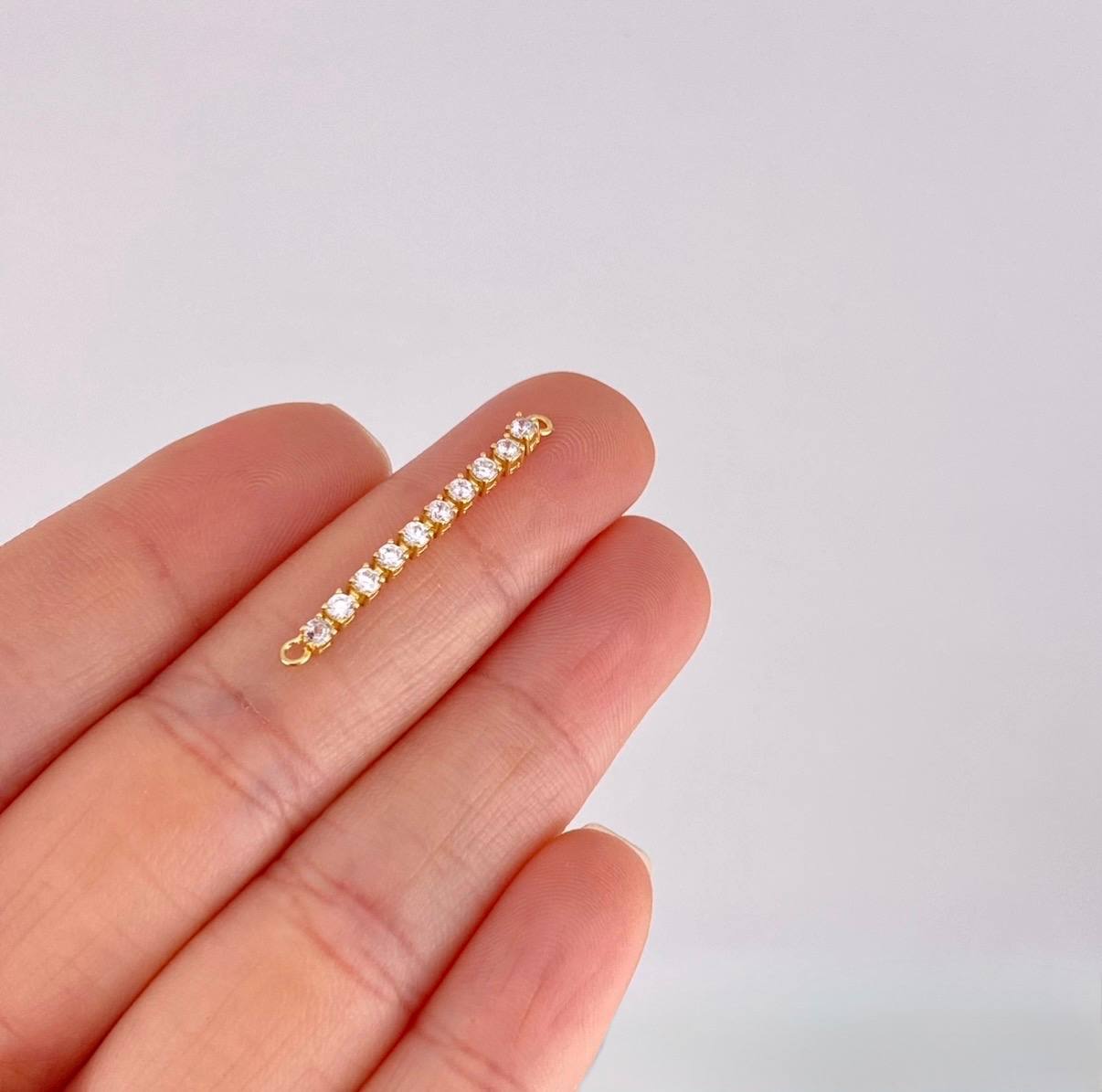 Herraje Tenis 0.8g / 1 1/4 in Oro Amarillo 18K