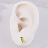 Topos Trio Chispas 0.9g / in / 0.8cm Oro Amarillo 18K