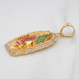 Pendant Virgin of Guadalupe 12.65g / 2 in Yellow Gold 18K