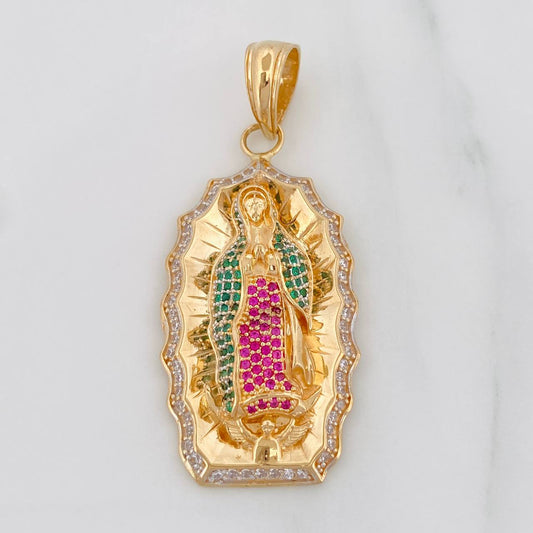 Dije Virgen de Guadalupe 12.65g / 2 in Oro Amarillo 18K