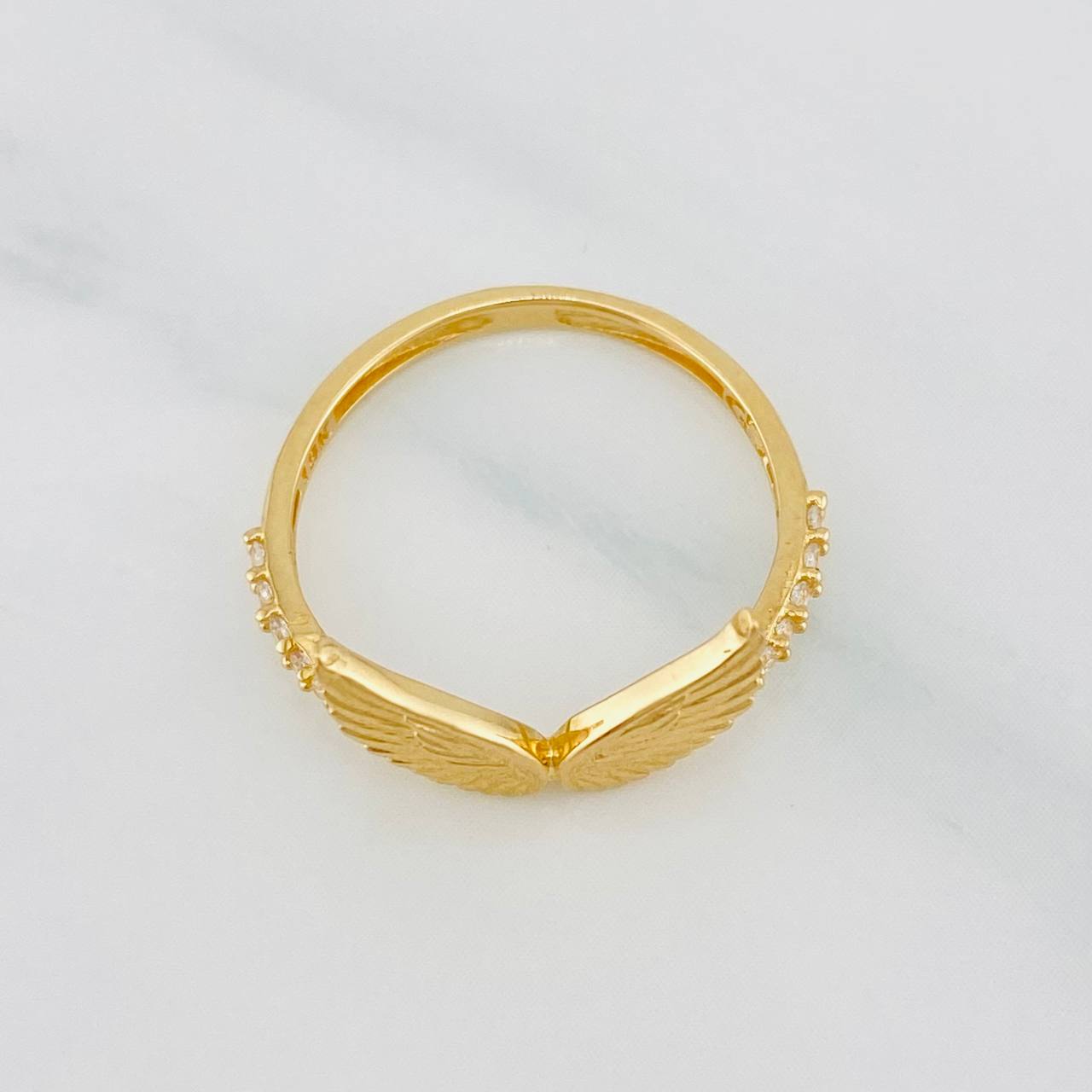 Anillo Anillo Alas de Angel 1.45g / T5 Oro Amarillo 18K