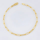 Paperclip Bracelet 1.9gr / 7 1/2 in / 3mm Yellow Gold +3 18K