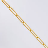 Paperclip Bracelet 1.9gr / 7 1/2 in / 3mm Yellow Gold +3 18K