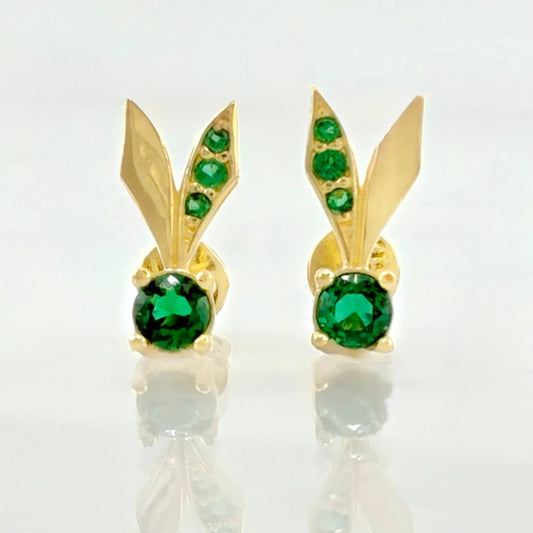 Topos Piedra De Junco 1.95gr / 1/2 in / Oro Amarillo 18K *
