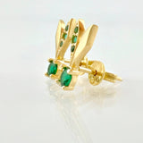 Topos Piedra De Junco 1.95gr / 1/2 in / Oro Amarillo 18K *