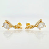 Topos Gota Cursiva 3.45gr / 3/4 in / Oro Amarillo 18K *