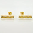 Topos Recta Impecable 2.05gr / 1/2 in / Oro Amarillo 18K *