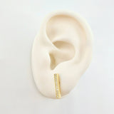 Topos Recta Impecable 2.05gr / 1/2 in / Oro Amarillo 18K *