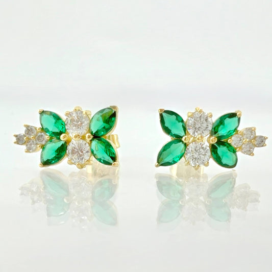 Topos Hoja En Secuencia 2.6gr / 1/2 in / Oro Amarillo 18K *