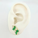 Topos Hoja En Secuencia 2.6gr / 1/2 in / Oro Amarillo 18K *
