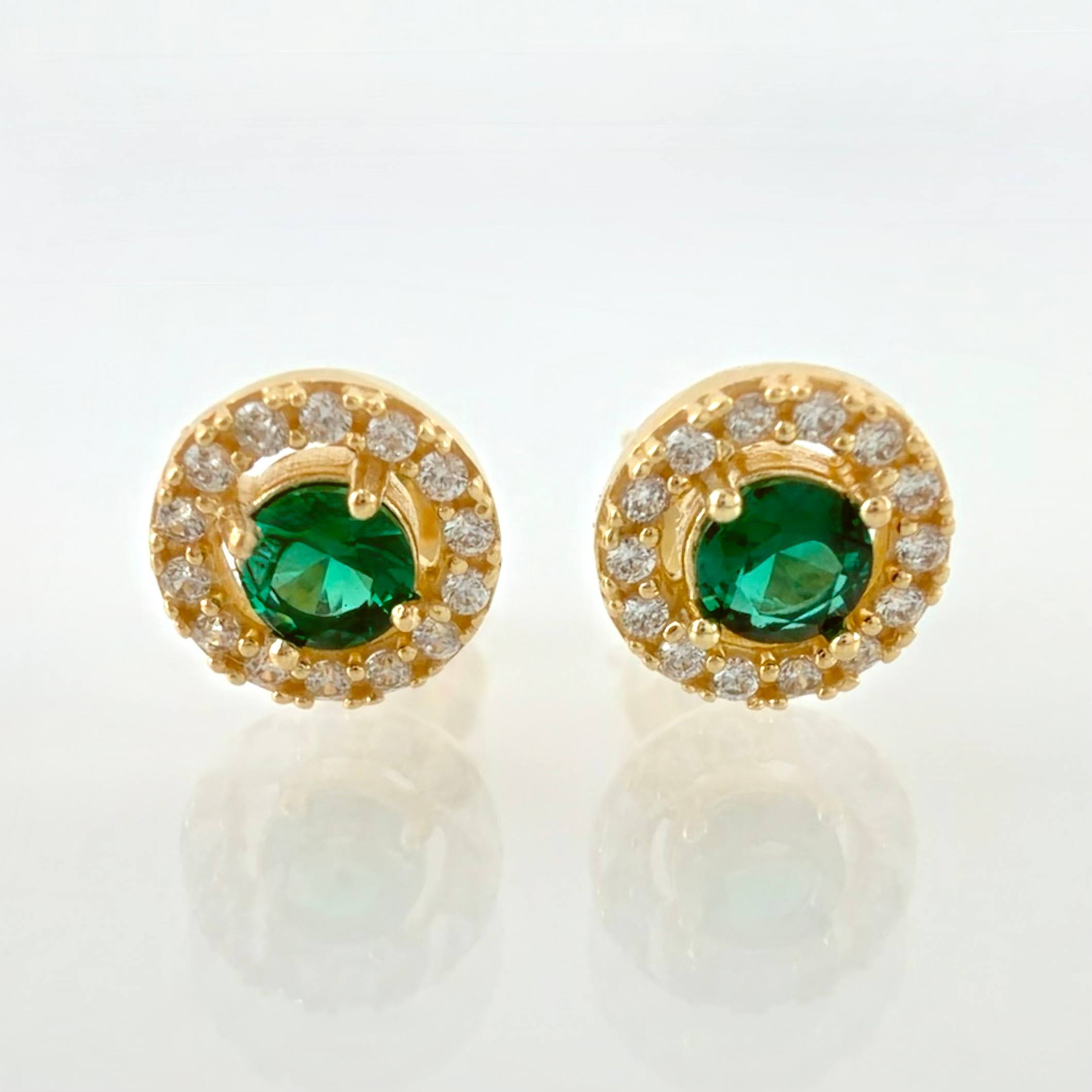 Topos Circulo Halo 1.95gr / 6mm Oro Amarillo 18K *