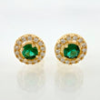 Topos Circulo Halo 1.95gr / 6mm Oro Amarillo 18K *
