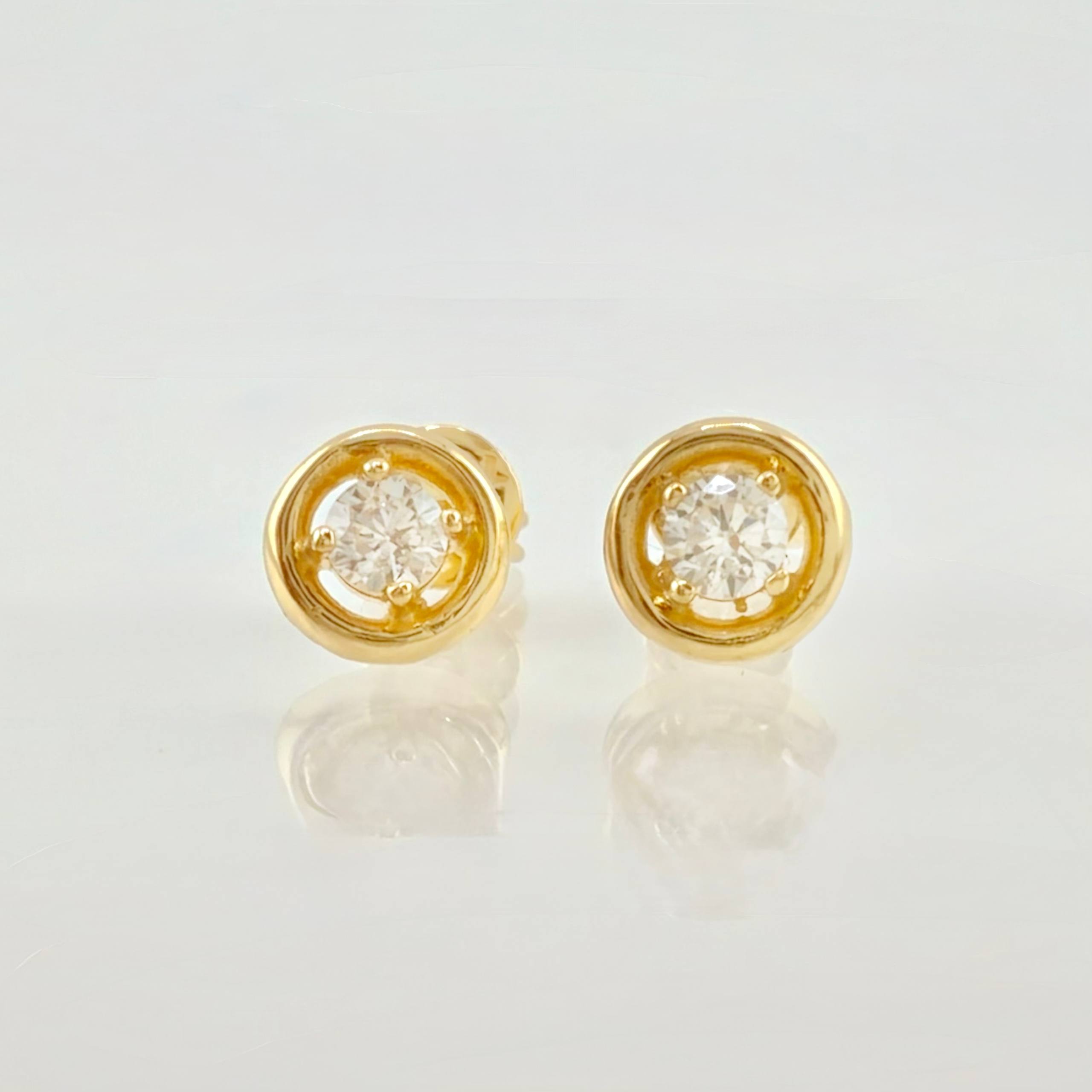 Topos Circulo Doble Liso 1.5gr / 5mm Oro Amarillo 18K *