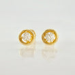 Topos Circulo Doble Liso 1.5gr / 5mm Oro Amarillo 18K *