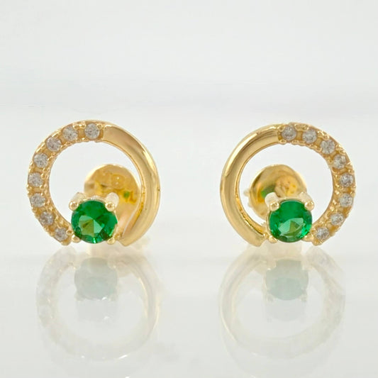 Topos Media Manzana Tupida 2gr / 9mm Oro Amarillo 18K *