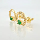 Topos Media Manzana Tupida 2gr / 9mm Oro Amarillo 18K *