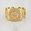 Crown Ring 3.6g / T6 1/2 Yellow Gold 18K