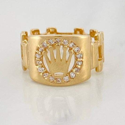 Crown Ring 3.6g / T6 1/2 Yellow Gold 18K