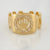 Crown Ring 3.6g / T6 1/2 Yellow Gold 18K