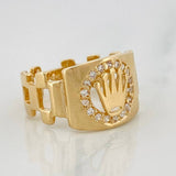 Crown Ring 3.6g / T6 1/2 Yellow Gold 18K