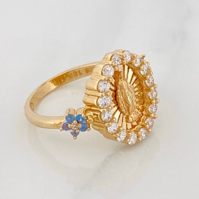 Miraculous Virgin Ring 3.15g / Size 4 1/2 Yellow Gold 18K