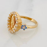 Miraculous Virgin Ring 3.15g / Size 4 1/2 Yellow Gold 18K