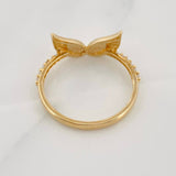 Wings Ring 1.5g / T5 3/4 Yellow Gold 18K