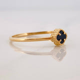 Clover Ring 1.25g / T7 3/4 Yellow Gold 18K
