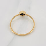 Clover Ring 1.25g / T7 3/4 Yellow Gold 18K
