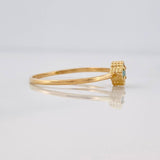 Clover Ring 1.2g / T7 1/2 Yellow Gold 18K