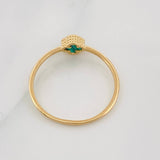 Clover Ring 1.2g / T7 1/2 Yellow Gold 18K