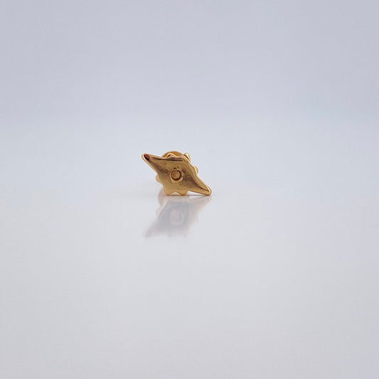 Piercing Estrella Cardinal 0.5gr / 1/4 in / Oro Amarillo 18K &