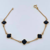 Clover Bracelet Classic Link 2.6gr / 7 in / 1.43mm 18K Gold Yellow &