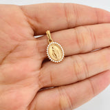 Dije Virgen de Milagrosa 1.55g / 3/4 in Oro Amarillo 18K