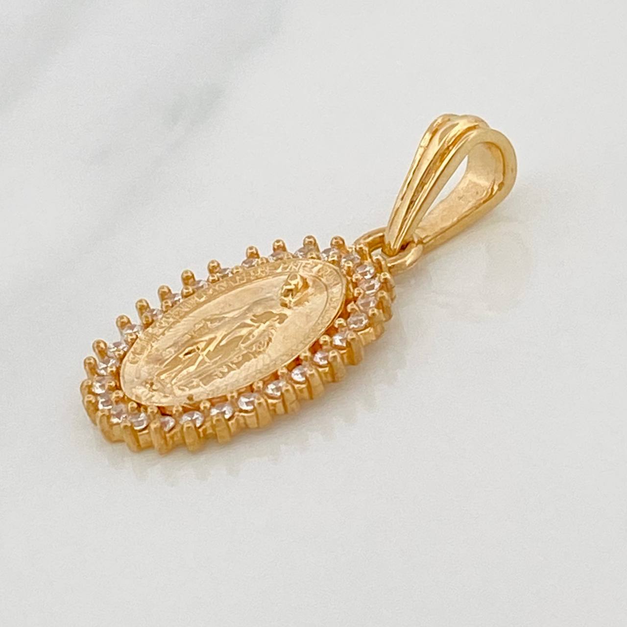 Dije Virgen de Milagrosa 1.55g / 3/4 in Oro Amarillo 18K