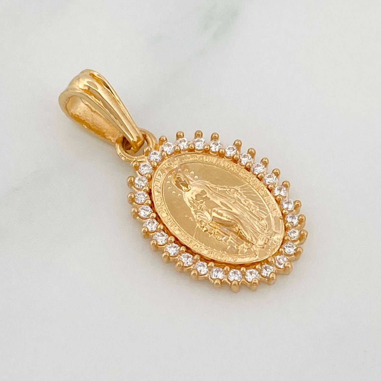 Dije Virgen de Milagrosa 1.55g / 3/4 in Oro Amarillo 18K