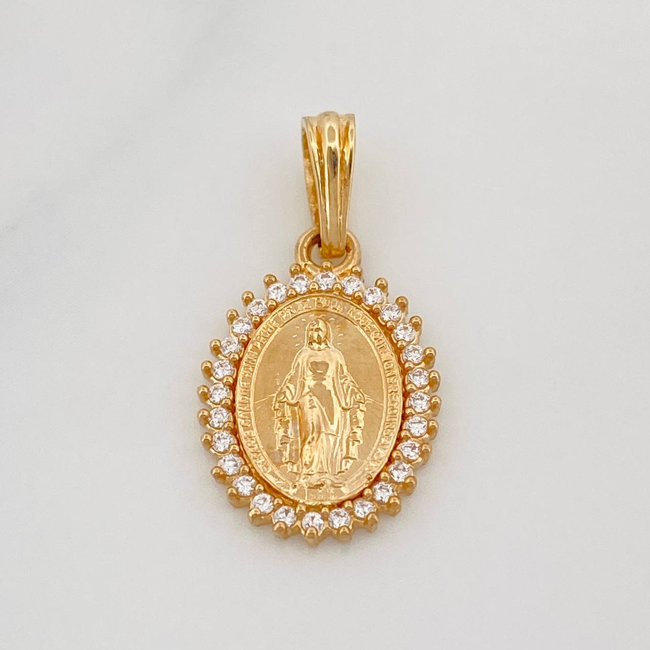 Dije Virgen de Milagrosa 1.55g / 3/4 in Oro Amarillo 18K