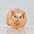Anillo León 6.3g / T10 Oro Rosa 18K
