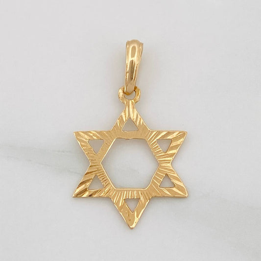 Dije Silueta Estrella 0.8g / 1 in Oro Amarillo 18K